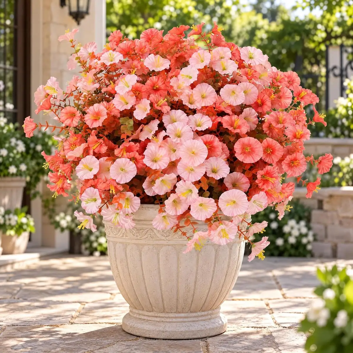 Fall Artificial Morning Glory Flowers for Outdoors