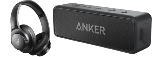 Soundcore Anker 2 Bluetooth Speaker + Q20i Hybrid ANC Headphones