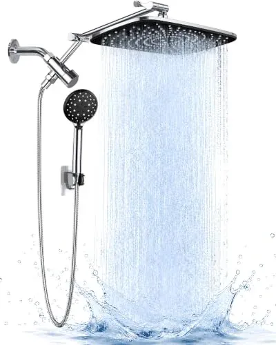 Veken 11.8" High Pressure Shower Head with Handheld