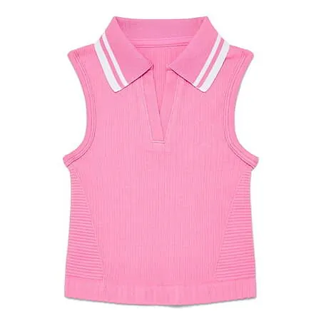 Girls' Shirts: Athletic Works Sleeveless Moisture-Wicking Active Tennis Polo