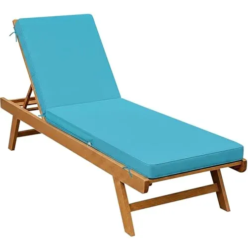 Fabuday 72" x 21" x 3" Outdoor Chaise Lounge Cushion