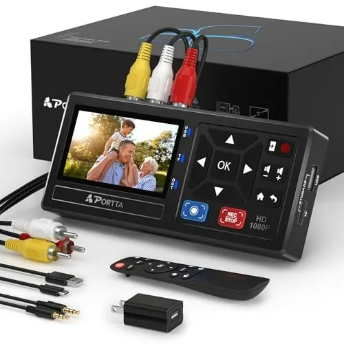 Portta VHS to Digital Converter