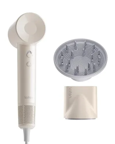 Laifen SE Lite 1400W Ionic Hair Dryer with Diffuser (Milktea)