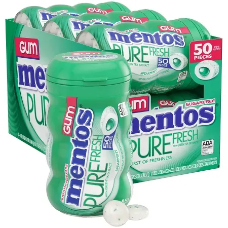 300-Piece Mentos Pure Fresh Gum Big Bottle