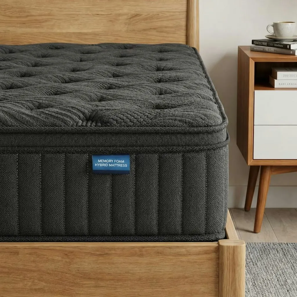 Trujae 12" Queen Gel Memory Foam Hybrid Mattress in a Box