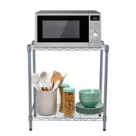 Mind Reader 2-Tier Microwave Shelf