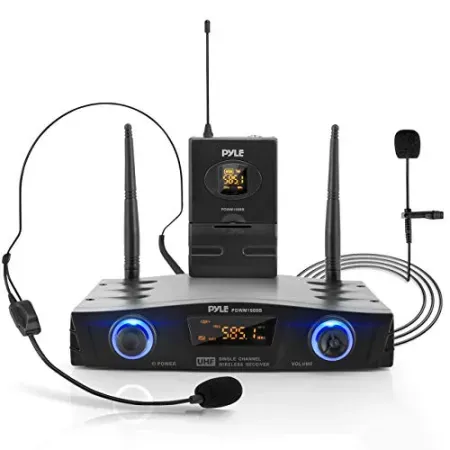 Pyle Compact UHF Wireless Microphone System