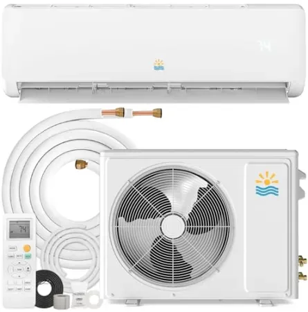 EXNOS 12000 BTU Mini Split AC & Heating System, Heat Pump
