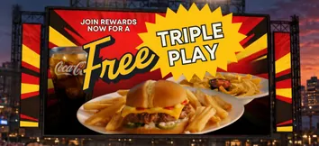 Denny's Triple Play Combo Meal: Free if triple play occurs + dine-in