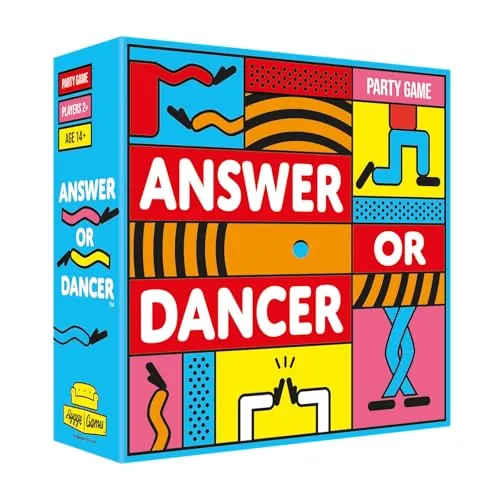 Hygge Games Answer or Dancer Trivia Dance-Off Family Fun Party Game