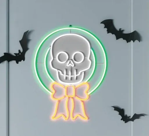 LED Neon Halloween Skeleton
