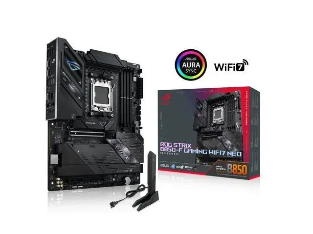 ASUS ROG Strix B850-F GAMING WIFI7 NEO AMD ATX + TRYX Stage 360 ARGB White 360mm AIO Dual 4.0'' Screen 720x720 Resolution AIO Cooler 360mm