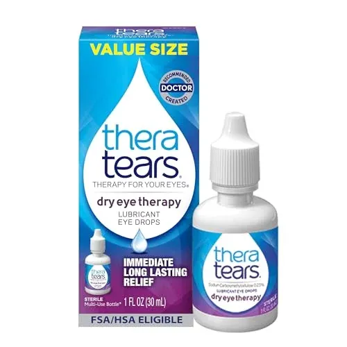 TheraTears Dry Eye Therapy Lubricant Eyedrops 0.5 Fl Oz