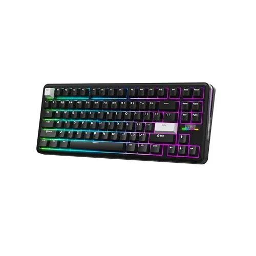 EPOMAKER TH85 QMK/VIA 84-Key Wireless RGB Gasket Keyboard with Linear Switches
