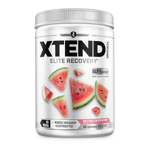 Xtend Original BCAA Powder, Zero Sugar, Watermelon Explosion, 30 Servings