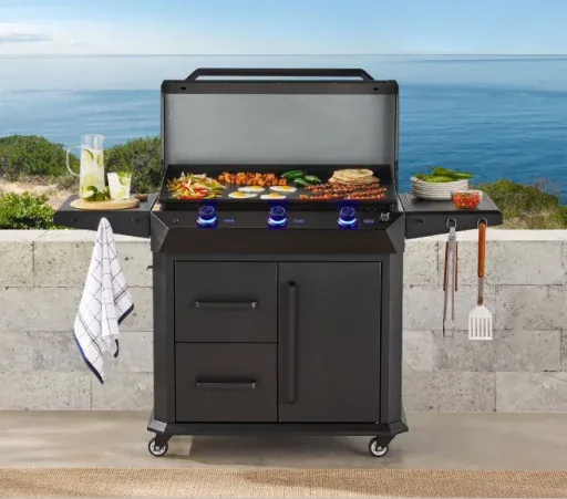 Member's Mark 36" Intelligent Propane Gas Griddle w/ Cart and Cover