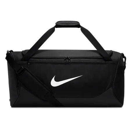 Nike Brasilia 95L Duffel X Bag w/ Detachable Shoulder Strap (Black/White)