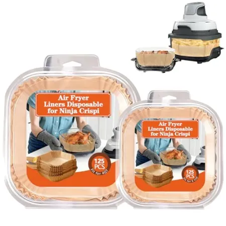 250-Count UBeesize Parchment Liners for Ninja Crispi Air Fryer