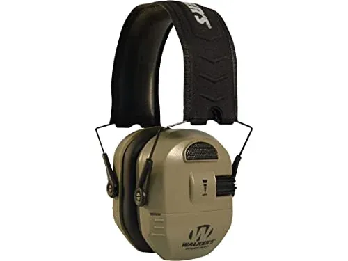 Walker's Ultimate Alpha Electronic Hearing Protection Muffs - FDE