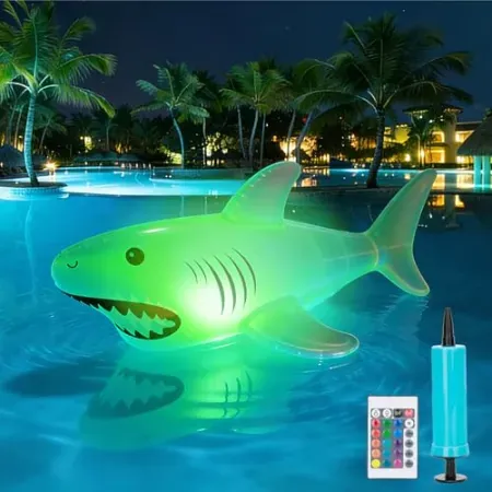 Foxgor 40" Solar Inflatable Light Up Pool Float