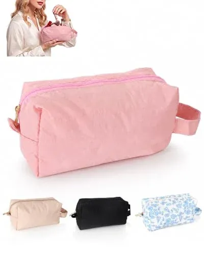 Small Makeup Bag for Women Travel Toiletry Bag Cosmetic Pouch