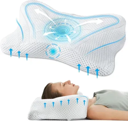 Sweetcrispy Cervical Ergonomic Memory Foam Pillow