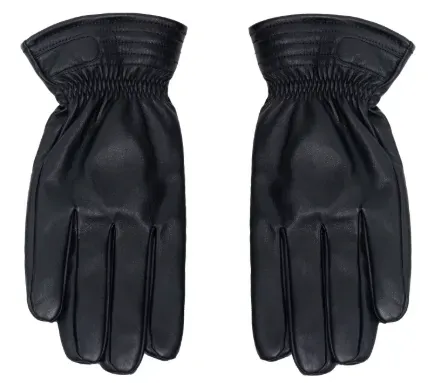 George Men's Faux Leather Gloves