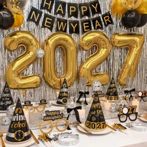 2027 Happy New Year Decorations