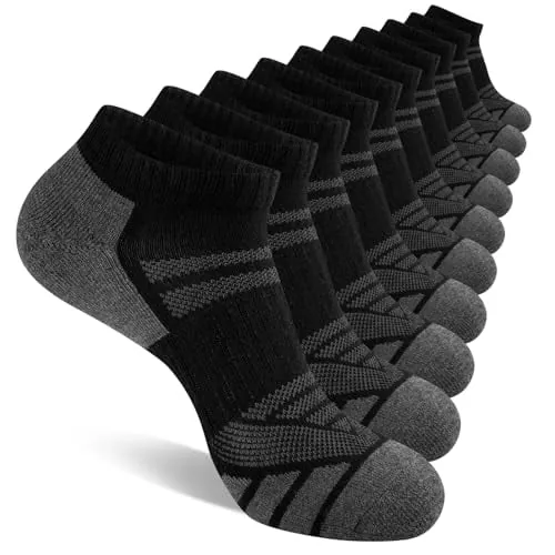 Men’s Athletic Running Socks 10 Pairs