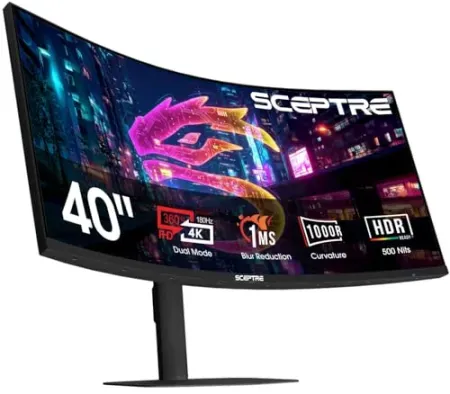Sceptre Curved 39.7" 5K2K 5120 x 2160 UHD+ Prime Gaming Monitor