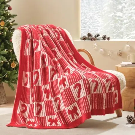 Snuggle Sac 50" x 60" Christmas Throw Blanket