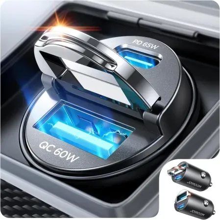 2-Pack JOYROOM 125W Dual Port Car Charger