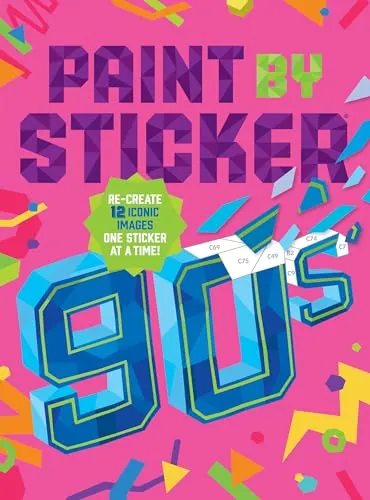 Paint By Sticker 90’s Edition Book