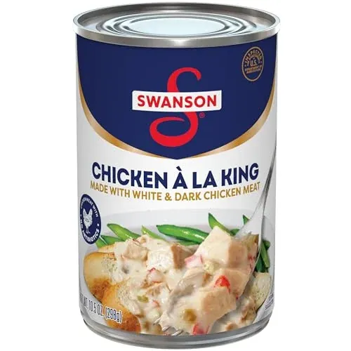 Swanson Chicken á la King With White & Dark Meat Canned Chicken 10.5 Oz