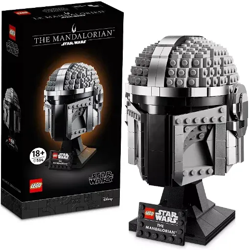 LEGO Star Wars The Mandalorian Helmet 75328 Building Kit + $10 Kohls Cash