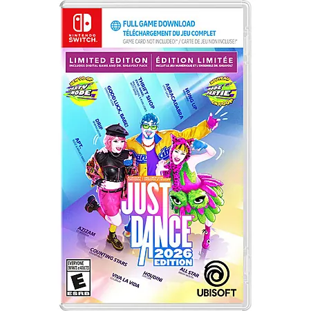 Just Dance 2026 Edition Limited Edition (Nintendo Switch Code in Box)