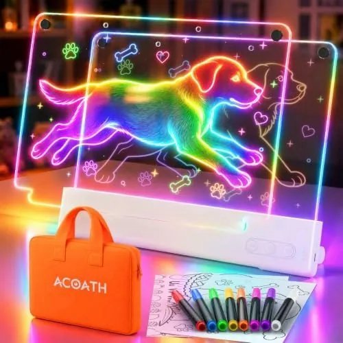 Acoath 16" Dual Panel LED Drawing Board