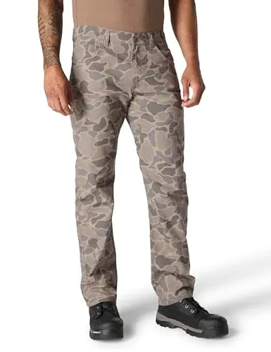 Carhartt Men's Relaxed Straight Rigby Pant, Khaki Vintage Camo, W28 x L32