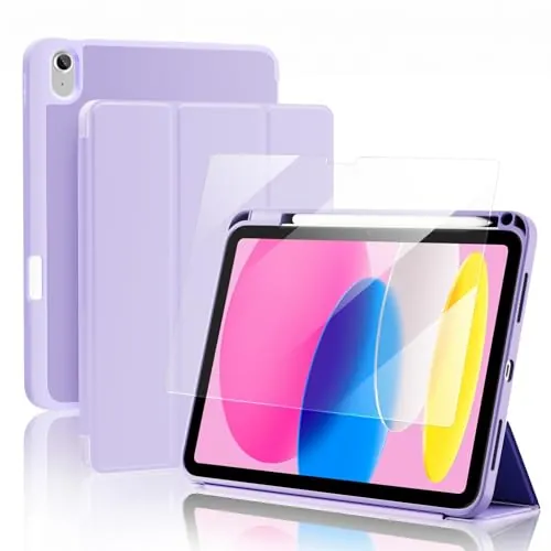ProCase Smart Case + Screen Protector for iPad A16 (11th Gen) & iPad 10th Gen