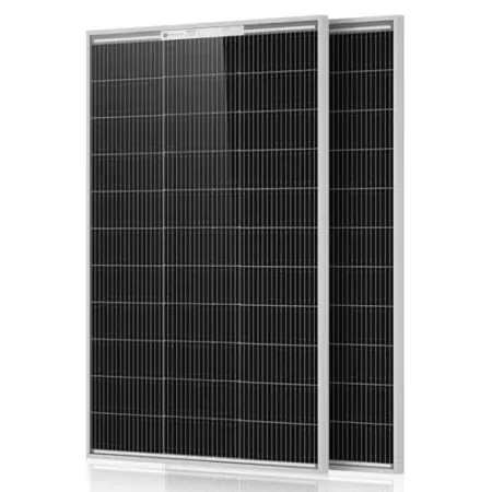 2-Pack ECO-WORTHY 100 Watt 18V Monocrystalline Solar Panel