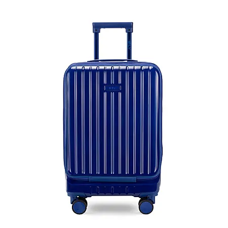 20" iFLY Odyssey Hardside Carry-on Spinner Luggage (Navy)