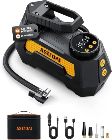 AstroAI H2 Pro Tire Inflator w/ Dual Power Option