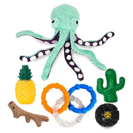 6-Pack NWK Dog Chew Toys Bundle for Small Breed / Puppy Teething