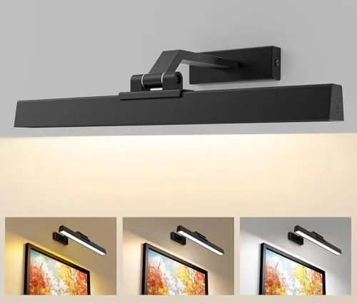 16" Battery-Operated Picture Light Dimmable CCT