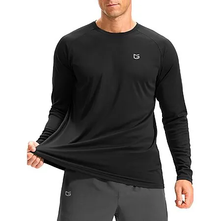 G Gradual Men's Long Sleeve UPF 50+ Dry Fit Athletic Workout T-Shirts (Various)