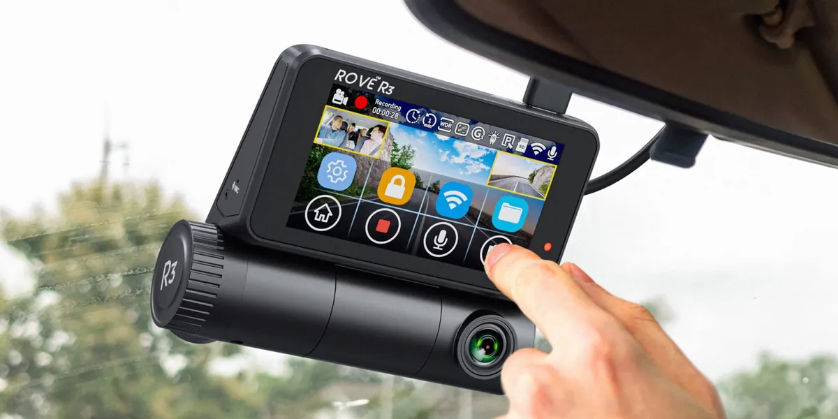 ROVE R3 3-Channel Dash Cam