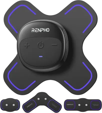 RENPHO Wireless TENS Unit Muscle Stimulator w/ 4 Electrode Pads