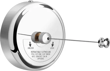 Clatoon 9' Retractable Stainless Steel Clothesline