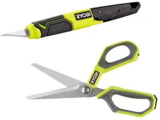 Ryobi #11 Quick Change Hobby Knife with Offset Scissors