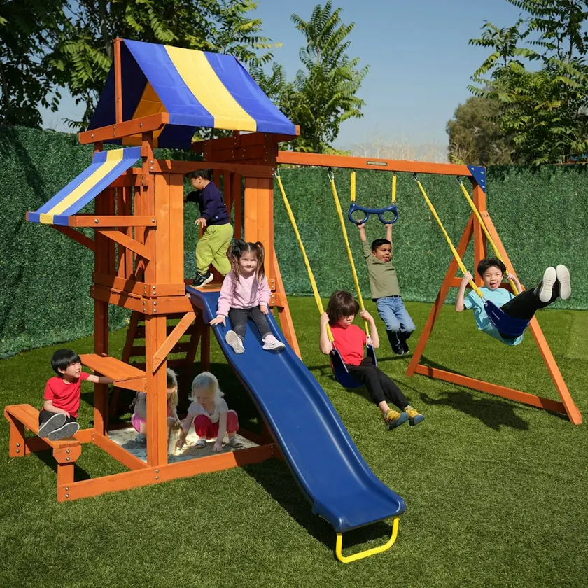 Sportspower Sunnyslope Wooden Swing Set